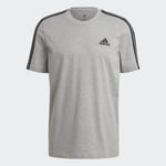 adidas Erkek M 3S SJ T Essentials 3 Bantlı Tişört