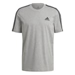 adidas Erkek M 3S SJ T Essentials 3 Bantlı Tişört
