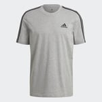adidas Erkek M 3S SJ T Essentials 3 Bantlı Tişört