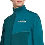 adidas Erkek Terrex Multi CLIMAWARM Tam Fermuarlı Tech Polar Ceket