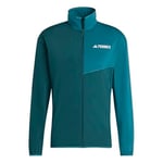 adidas Erkek Terrex Multi CLIMAWARM Tam Fermuarlı Tech Polar Ceket
