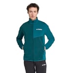 adidas Erkek Terrex Multi CLIMAWARM Tam Fermuarlı Tech Polar Ceket