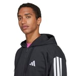adidas Essential Three Stripes French Terry Fullzip Hoodie Kapüşonlu Sweatshirt Erkek