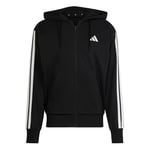 adidas Essential Three Stripes French Terry Fullzip Hoodie Kapüşonlu Sweatshirt Erkek