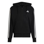 adidas Essential Three Stripes French Terry Fullzip Hoodie Kapüşonlu Sweatshirt Erkek