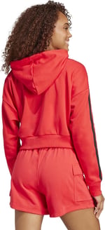 adidas Essentials 3-Stripes French Terry Crop Hoodie