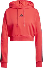 adidas Essentials 3-Stripes French Terry Crop Hoodie