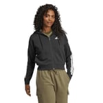 adidas Essentials 3-Stripes French Terry Full-Zip Hoodie
