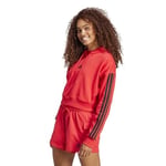 adidas Essentials 3-Stripes French Terry Crop Hoodie