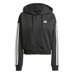 adidas Essentials 3-Stripes French Terry Full-Zip Hoodie
