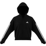 adidas Essentials 3-Stripes French Terry Full-Zip Hoodie