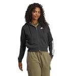 adidas Essentials 3-Stripes French Terry Full-Zip Hoodie