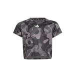 adidas Essentials Aeroready Seasonal Print Crop Çocuk Tişört