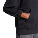 adidas Essentials Loose-Fit 3 Bar Logo French Terry Hoodie