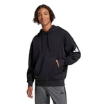 adidas Essentials Loose-Fit 3 Bar Logo French Terry Hoodie