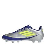 adidas F50 CLUB FG/MG MESSI Unisex Yetişkin Futbol Ayakkabısı (Sert Zemin) SILVMT/SYELLO/LUCBLU 38 EU