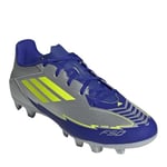 adidas F50 CLUB FG/MG MESSI Unisex Yetişkin Futbol Ayakkabısı (Sert Zemin) SILVMT/SYELLO/LUCBLU 38 EU