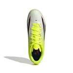 adidas F50 League Firm-Multi Ground Çocuk Beyaz Çim Saha Kramponu, JH7745 - Bedenler: 28 EU, 28.5, 28.5 EU, 29 EU, 30 EU, 30.5, 31 EU, 31.5...