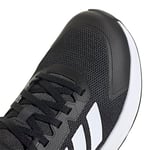 adidas FortaRun 4.0 J Unisex Çocuk Ayakkabı Düşük Taban (Futbol Dışı), core black/ftwr white/carbon, 37 1/3