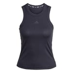 adidas Kadın Tüm Spor Salonu Mevsimlik Ribana Dar Kesim Tonal 3 Çizgili Kolsuz Tişört