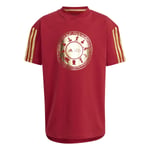 adidas Lk Dy 100 T Çocuk Günlük Tişört IN7306 Kırmızı