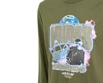 adidas Longsleeve Çocuk Günlük Tişört IR9772 Haki