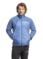 adidas Mavi Erkek Dik Yaka Terrex Mont XPR VARIL HYB JACKET, M, 5003082157