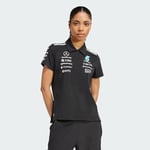 adidas MERCEDES - AMG PETRONAS FORMULA ONE TEAM BLACK POLO WOMEN
