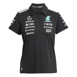 adidas MERCEDES - AMG PETRONAS FORMULA ONE TEAM BLACK POLO WOMEN