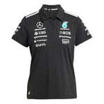 adidas MERCEDES - AMG PETRONAS FORMULA ONE TEAM BLACK POLO WOMEN