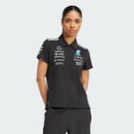 adidas MERCEDES - AMG PETRONAS FORMULA ONE TEAM BLACK POLO WOMEN
