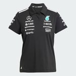 adidas MERCEDES - AMG PETRONAS FORMULA ONE TEAM BLACK POLO WOMEN