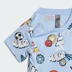 adidas Seasonal Essentials Fun Allover Print Set Kids JD062