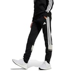 adidas Seasonal Essentials Tiberio 3 çizgili Çocuk Eşofmanı JC7486, siyah-beyaz, 7-8 Yaş