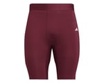 Adidas TECHFIT SHRT TIGHT M Erkek Antrenman Kısa Tayt JM0646 Kırmızı - Bedenler: S, M, L, XL