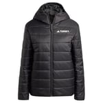 adidas Terrex Multi Essentials Insulated Kapüşonlu Mont, M, Terrex Multi Essentials Insulated, Siyah, Kadın