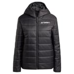 adidas Terrex Multi Essentials Insulated Kapüşonlu Mont, M, Terrex Multi Essentials Insulated, Siyah, Kadın