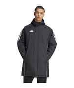adidas Tiro 24 Erkek Siyah Kapüşonlu Mont
