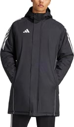 adidas Tiro 24 Erkek Siyah Kapüşonlu Mont