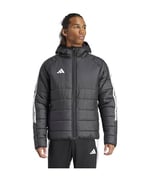 adidas Tiro 24 Winter Erkek Siyah Kapüşonlu Mont