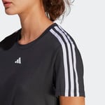 adidas Tr-Es 3S T Kadın Antrenman Tişörtü IC5039 Siyah