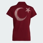 adidas Turkiye Polo W Türkiye Kadın Antrenman Polo Tişörtü JG5702 Kırmızı