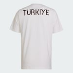 adidas Turkiye Tee C M Türkiye Erkek Antrenman Tişörtü JD8307 Beyaz
