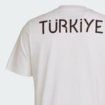 adidas Turkiye Tee C M Türkiye Erkek Antrenman Tişörtü JD8307 Beyaz