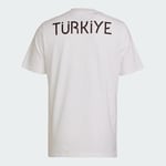adidas Turkiye Tee C M Türkiye Erkek Antrenman Tişörtü JD8307 Beyaz