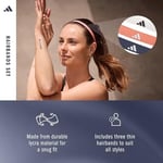 adidas Üniseks Yetişkin Gri, Coral Fusion, Shadow Navy Saç Bantları | Likradan elastik saç lastikleri, kaymaz silikon şeritli. Antrenman ve spor için ideal aksesuar. Standart beden.