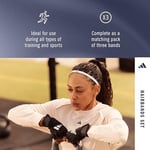 adidas Üniseks Yetişkin Gri, Coral Fusion, Shadow Navy Saç Bantları | Likradan elastik saç lastikleri, kaymaz silikon şeritli. Antrenman ve spor için ideal aksesuar. Standart beden.