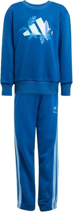 adidas Unisex Çocuk LK DY LS JOG Eşofman Takımı DMARIN/SEFLAQ 7-8A
