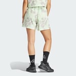 adidas W AOP SHORT Kadın Şort, Ivory S24 / Semi Green Spark S24 / Preloved Fig S24, XS