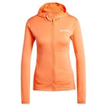 adidas W Xpr Lt Fl H J Kadın Outdoor Ceketi IQ3729 Turuncu